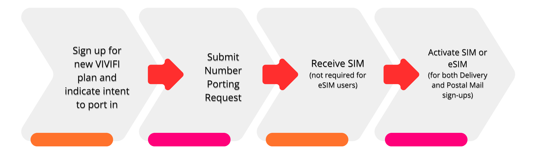 Number porting process vivifi